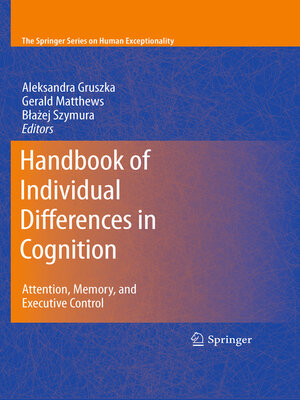 cover image of Handbook of Individual Differences in Cognition